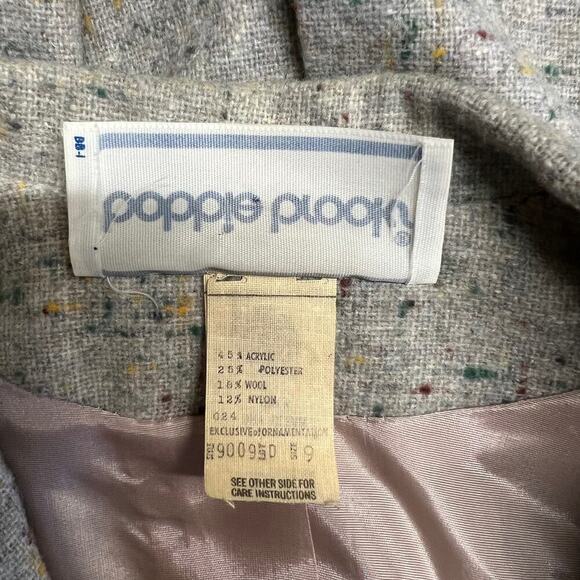 Vintage Bobbie Brooks Gray Union Made Blazer Size 9 - Picture 6 of 6